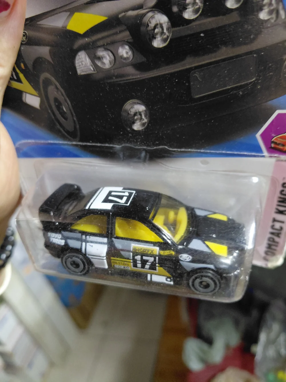 Hot Wheels Ford Escort (Black), part of the Compact Kings (4/10) series.